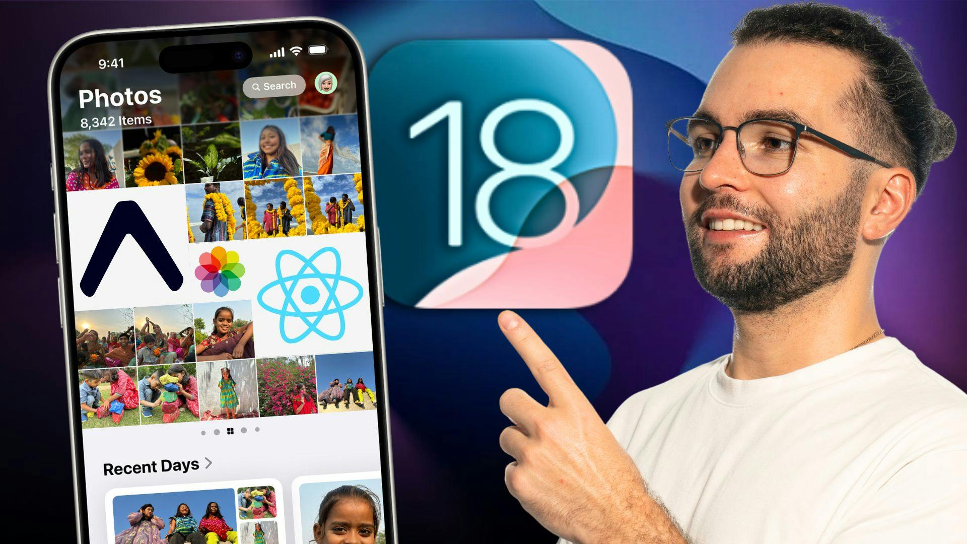 Building the iOS 18 Photos app with React Native and Reanimated