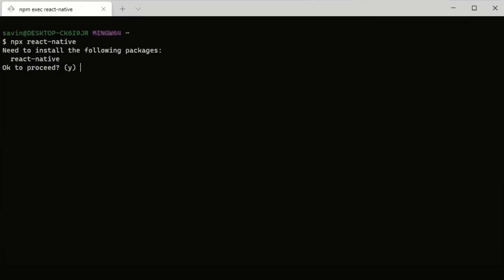 Install React Native CLI