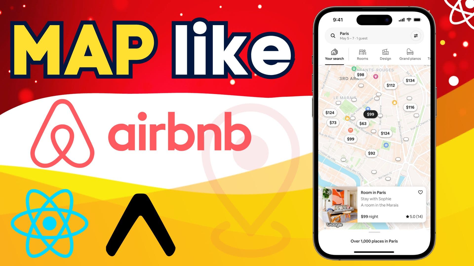 How To Build the AIRBNB map with React Native and Expo | #DEVember Day 5